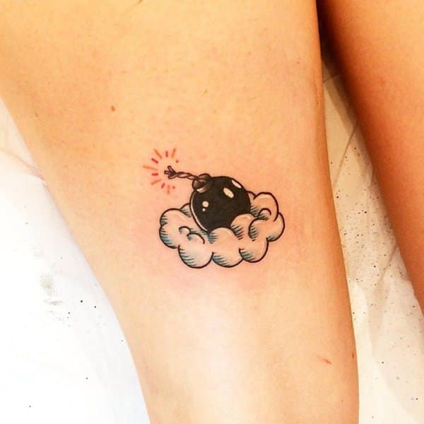 Cloud tattoo design, idea 47