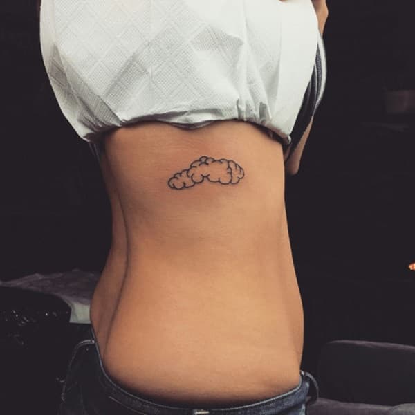 Cloud tattoo design, idea 32