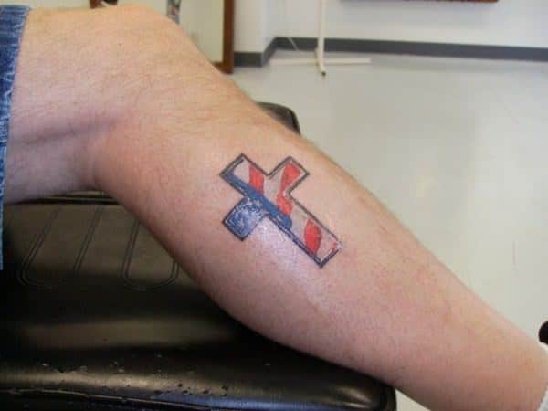 American flag tattoos design, idea 22