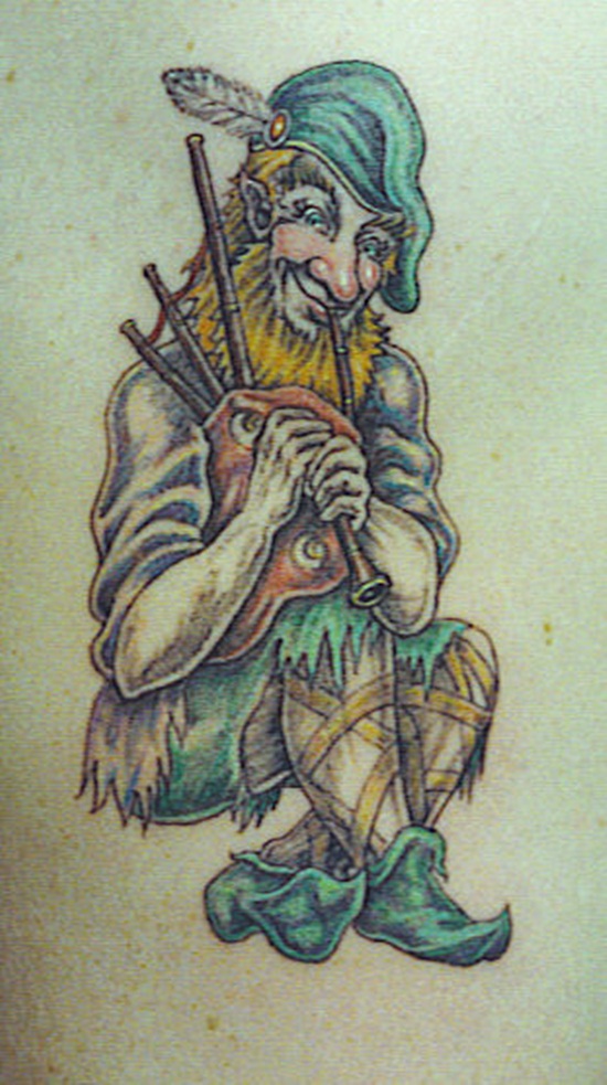 Leprechaun tattoos design, idea 22