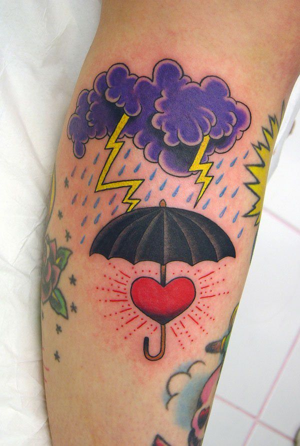 Cloud tattoo design, idea 29