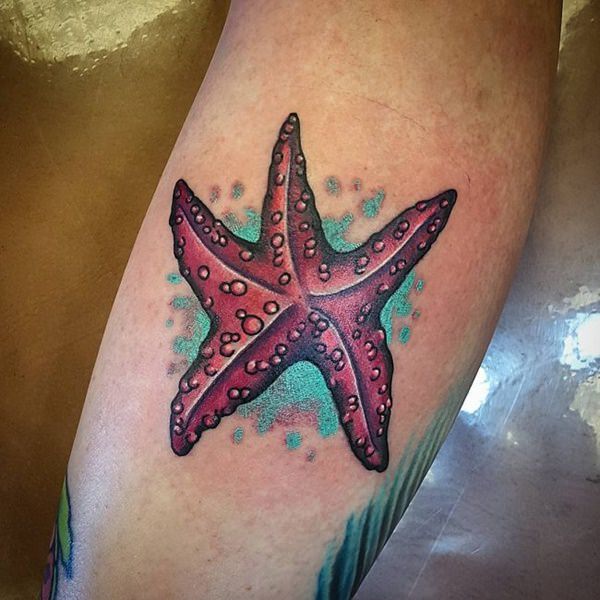 Exceptional starfish tattoo design, idea 24