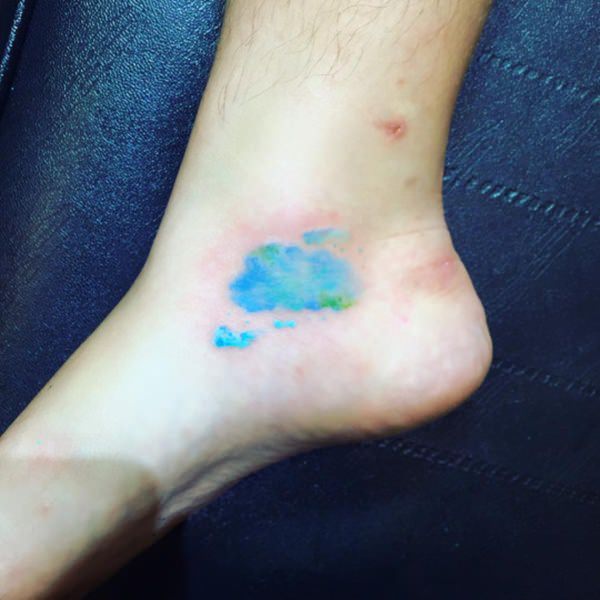 Cloud tattoo design, idea 33