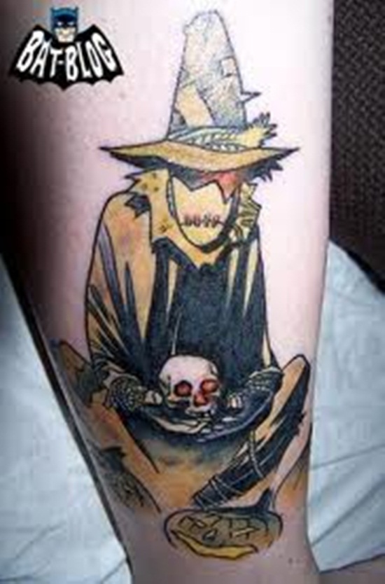 Scary scarecrow tattoos design, idea 12