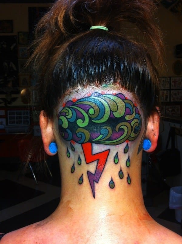 Cloud tattoo design, idea 39