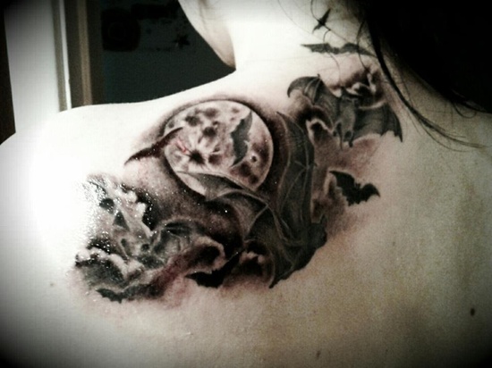 Graveyard and cemetery tattoos design, idea 17