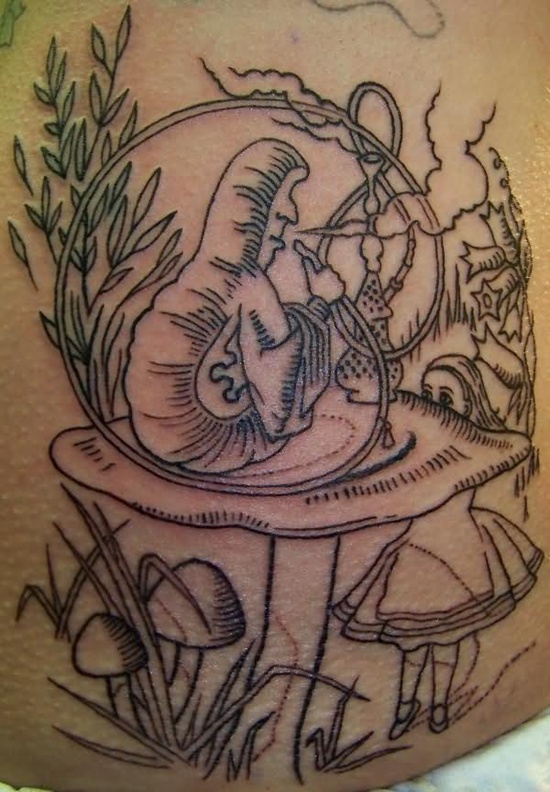 Graveyard and cemetery tattoos design, idea 25