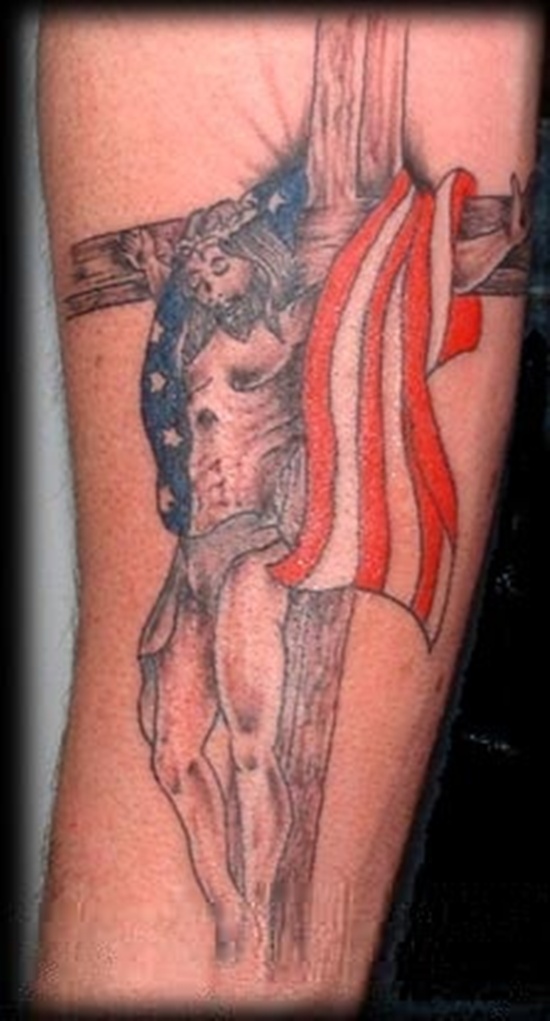 American flag tattoos design, idea 43