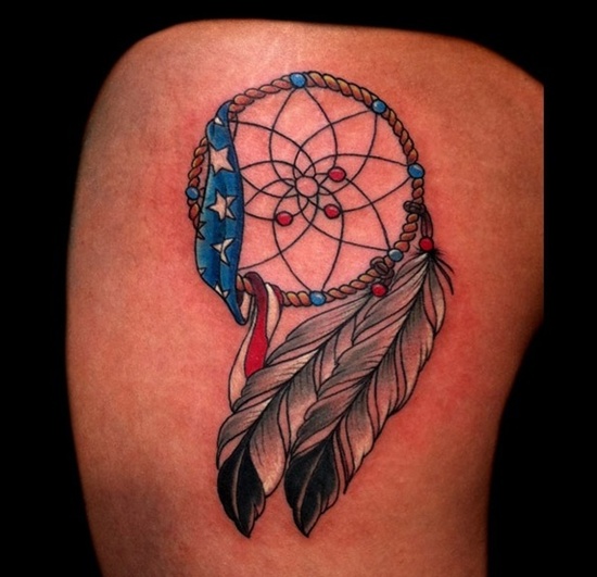 American flag tattoos design, idea 39