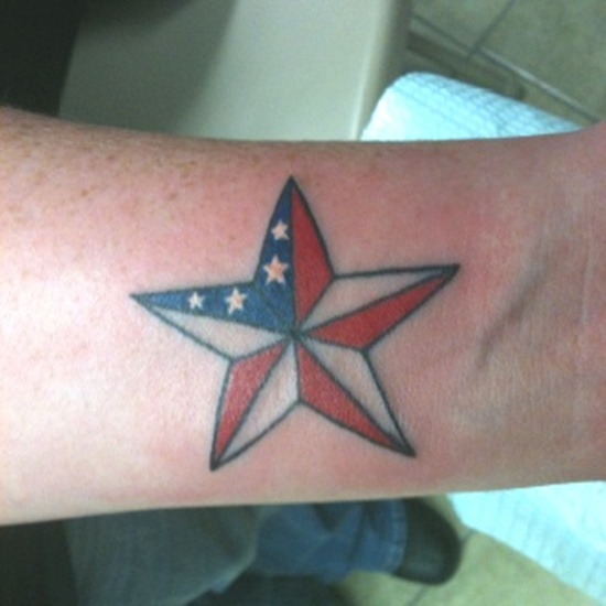 American flag tattoos design, idea 41