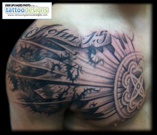Bible themed tattoos design, idea 5