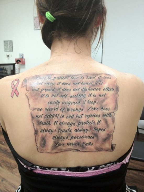 Bible themed tattoos design, idea 2