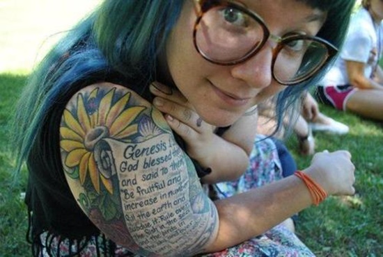 Bible themed tattoos design, idea 18