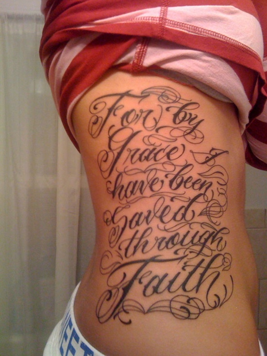 Bible themed tattoos design, idea 19