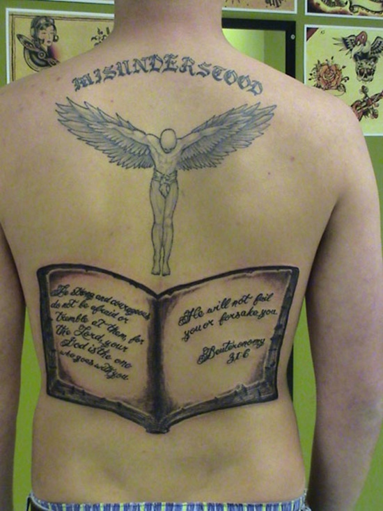 Bible themed tattoos design, idea 1