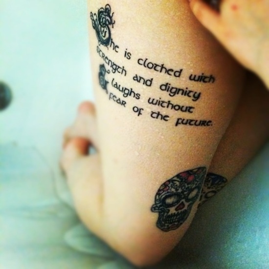 Bible themed tattoos design, idea 3