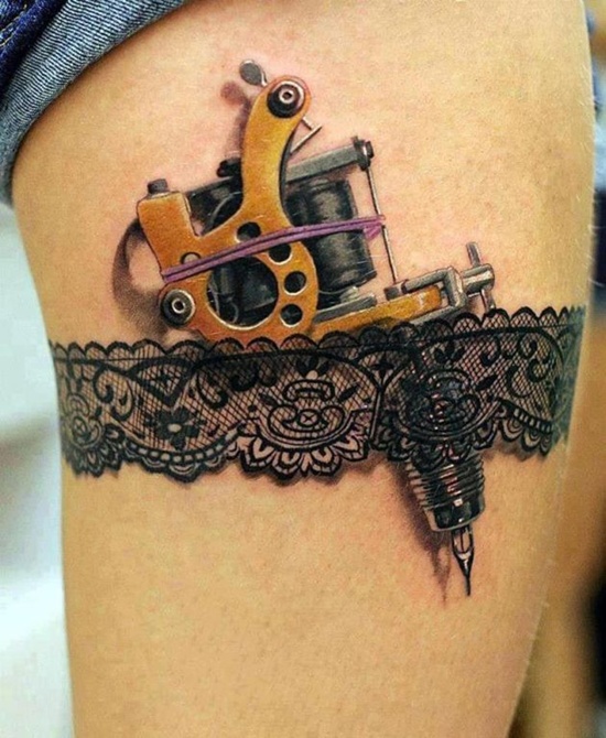 Bow tattoo design, idea 19