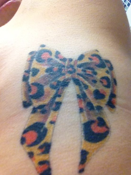 Bow tattoo design, idea 24