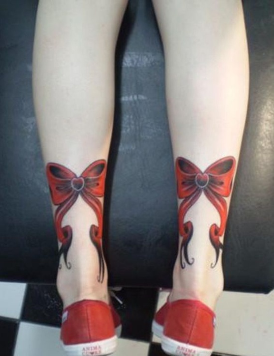 Bow tattoo design, idea 27
