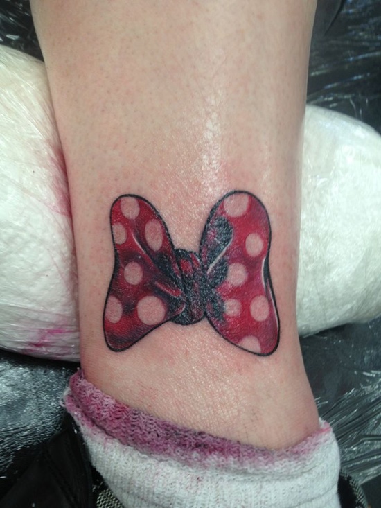 Bow tattoo design, idea 28