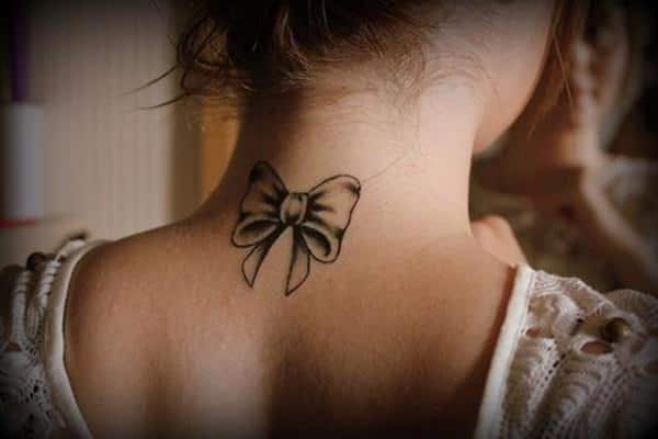 Bow tattoo design, idea 29