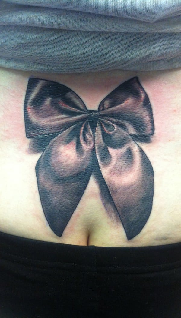 Bow tattoo design, idea 37