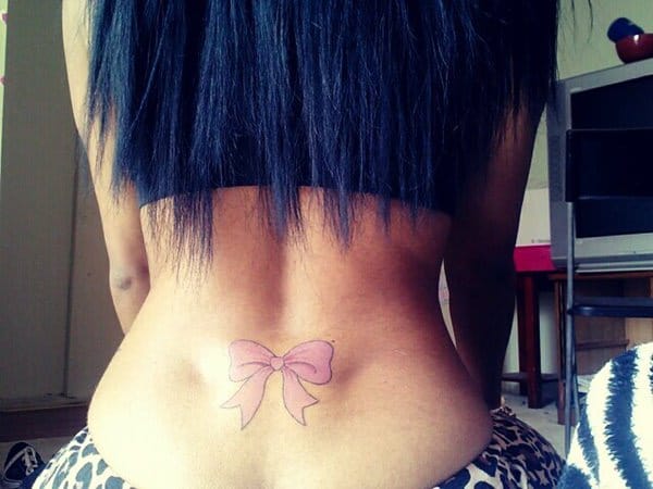 Bow tattoo design, idea 39