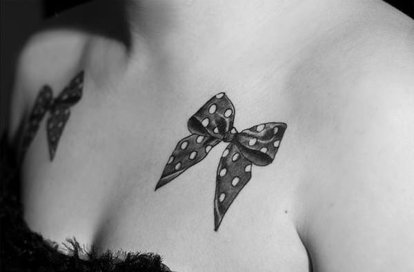 Bow tattoo design, idea 43