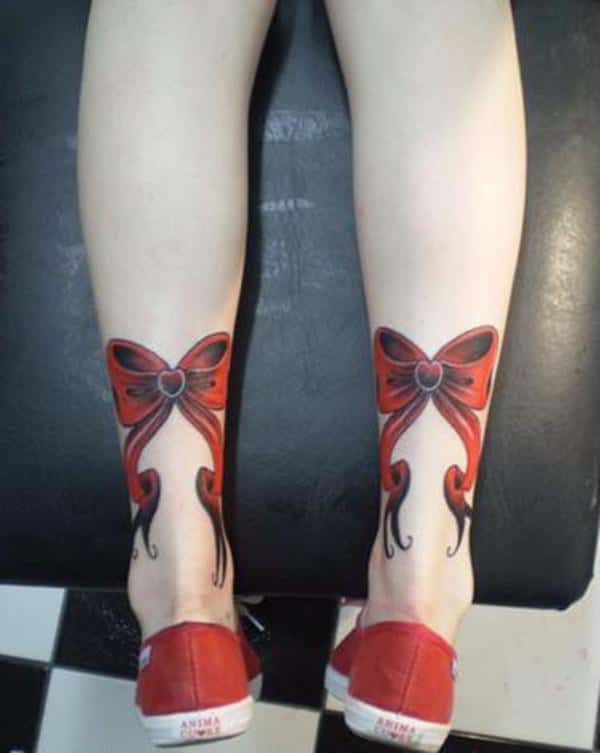 Bow tattoo design, idea 45