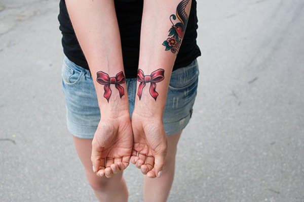 Bow tattoo design, idea 48