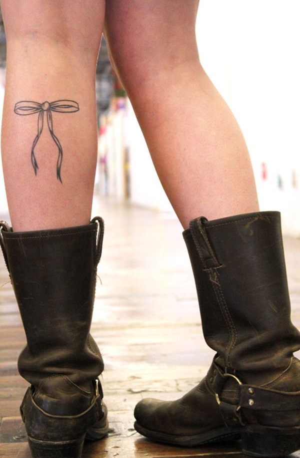 Bow tattoo design, idea 13