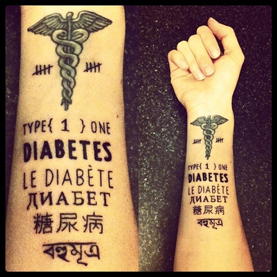 Fascinating tattoos with caduceus design, idea 9