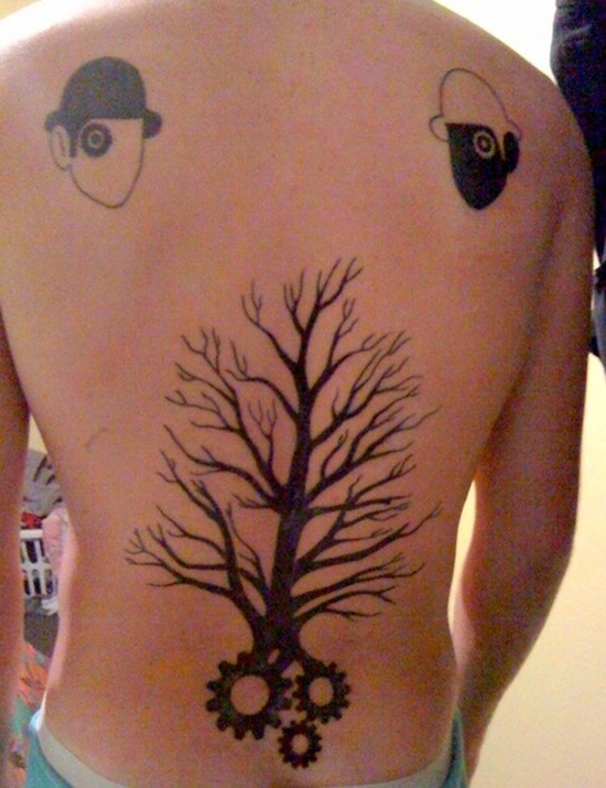 Clockwork orange tattoos design, idea 15