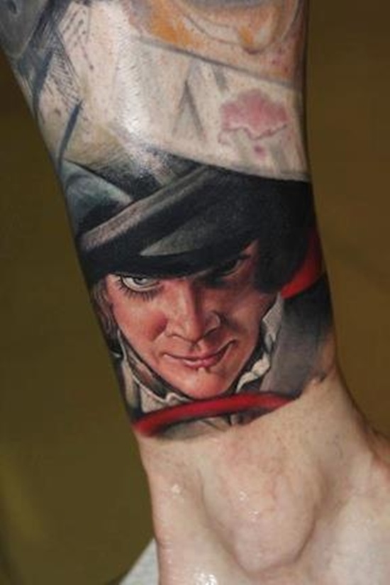 Clockwork orange tattoos design, idea 6