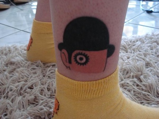 Clockwork orange tattoos design, idea 7