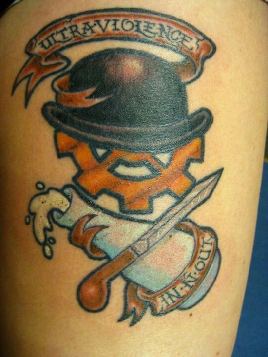Clockwork orange tattoos design, idea 9