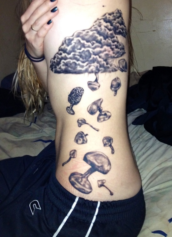 Cloud tattoo design, idea 20