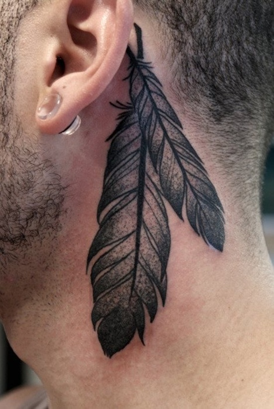Behind the ear tattoos design, idea 29