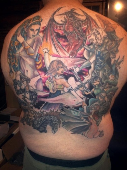 Fantasy tattoo design, idea 2