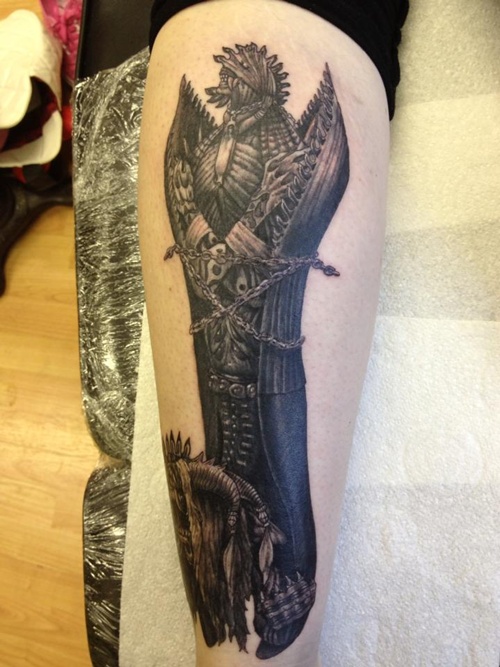 Fantasy tattoo design, idea 18