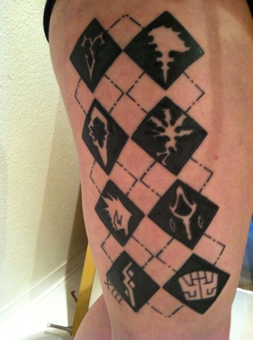 Fantasy tattoo design, idea 11