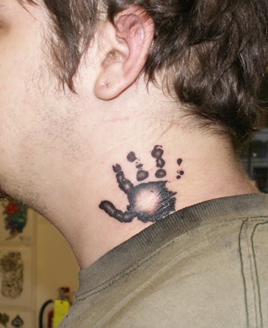 Great handprint tattoos design, idea 15
