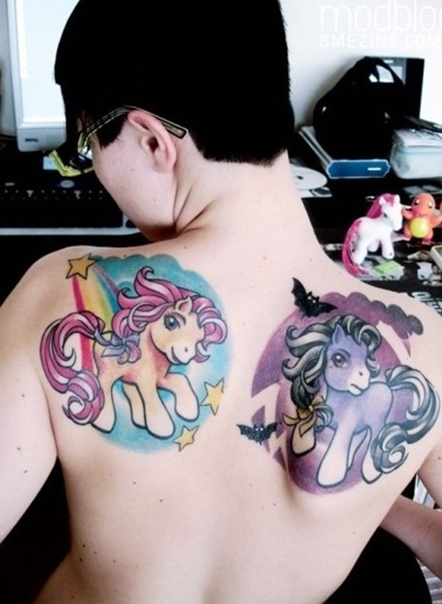 Little pony tattoo design, idea 7