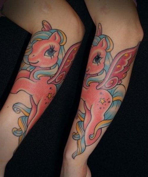 Little pony tattoo design, idea 14