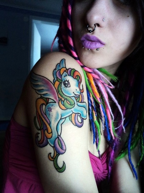 Little pony tattoo design, idea 15