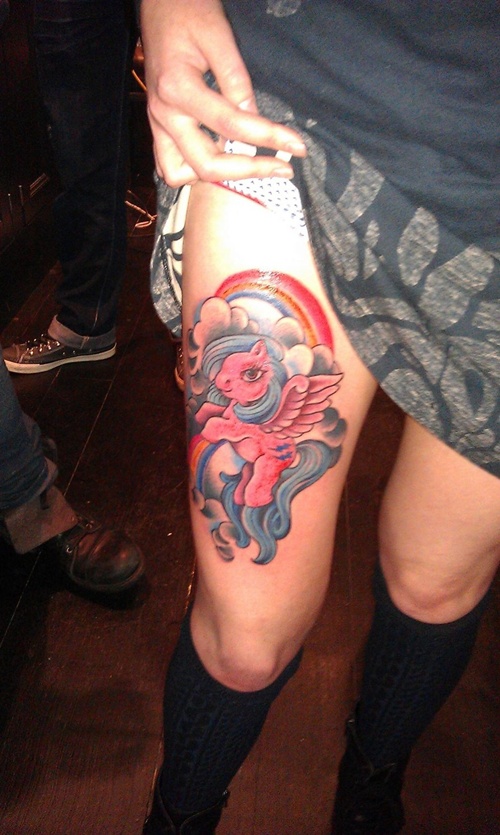 Little pony tattoo design, idea 8