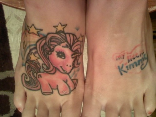 Little pony tattoo design, idea 9