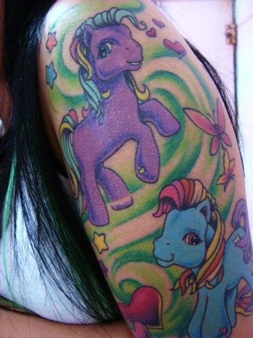Little pony tattoo design, idea 22