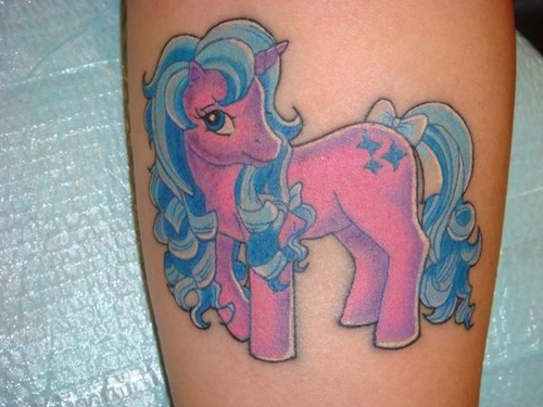 Little pony tattoo design, idea 23