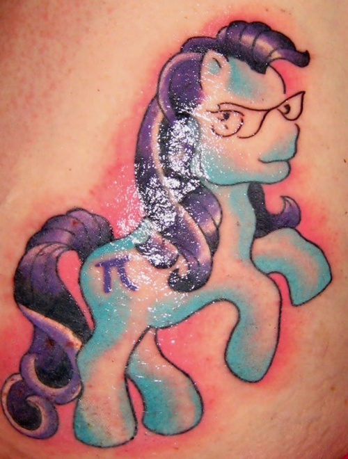 Little pony tattoo design, idea 24